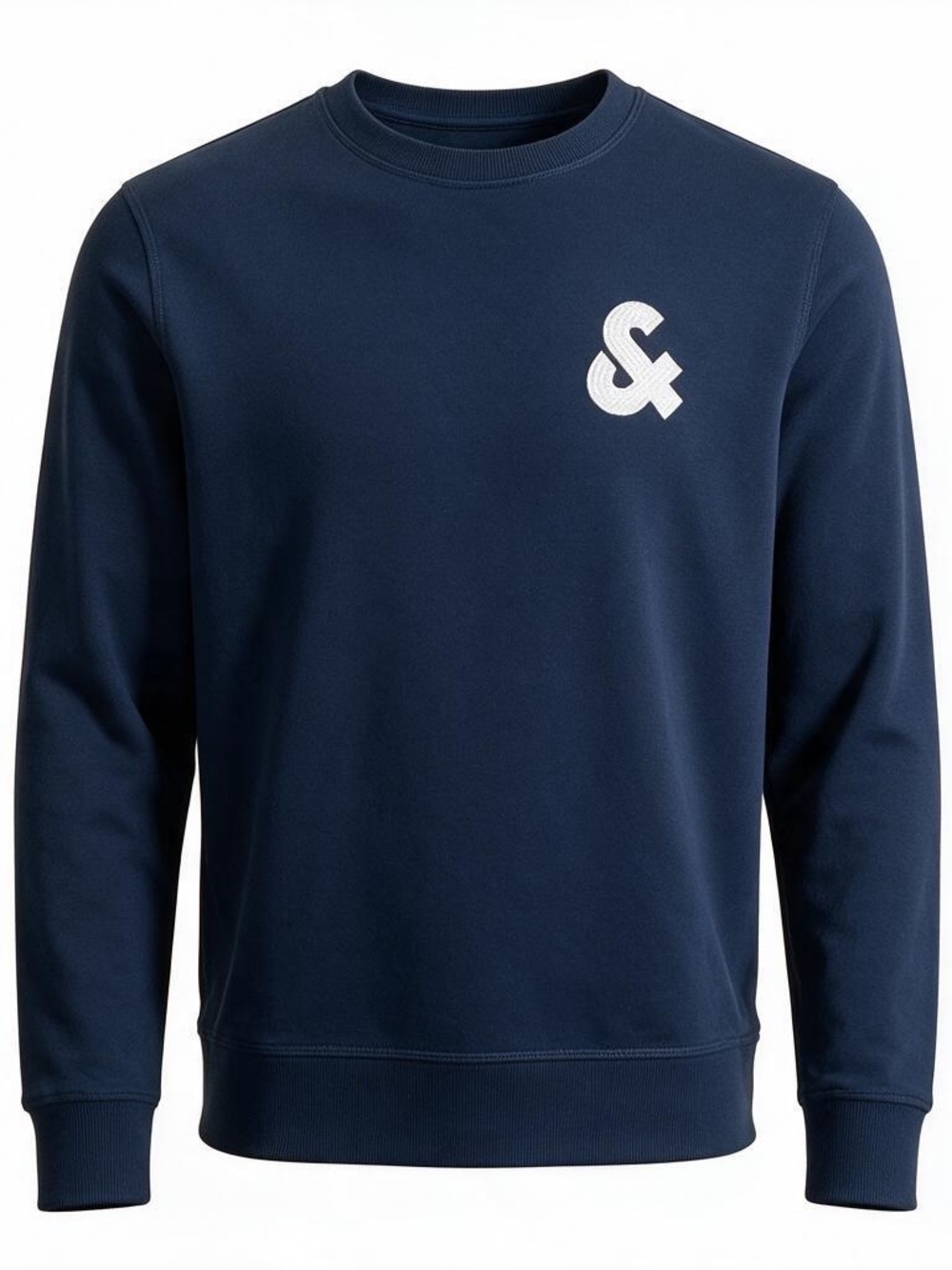 Jack & Jones Logo Crewneck Sweatshirt in Navy Size S - NWT